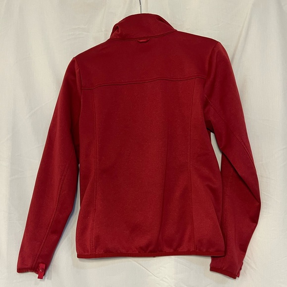 North Face Women’s Agave Red Full-Zip Fleece Jacket Small Outdoor Warm - Picture 2 of 5